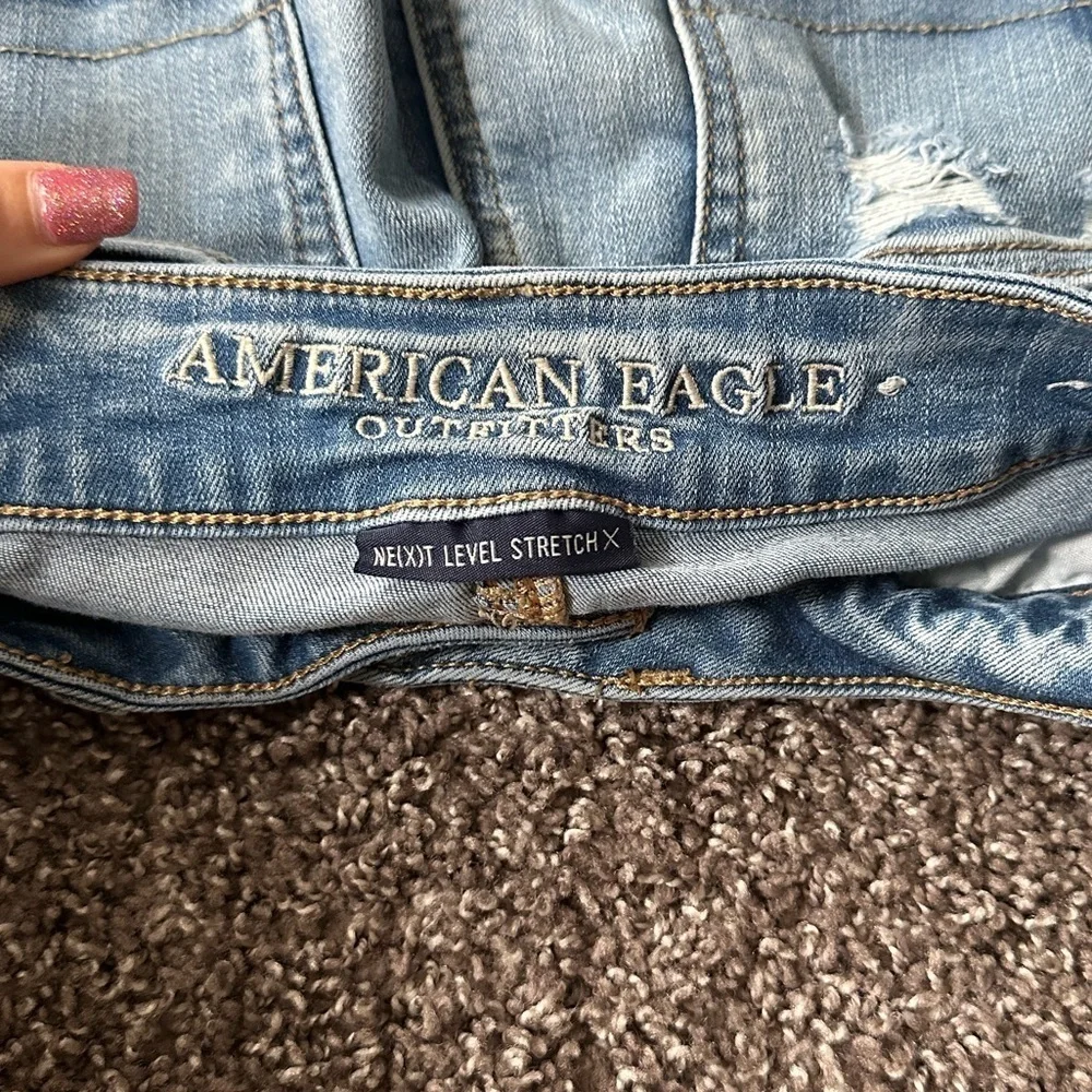 American Eagle Outfitters Next Level Stretch Denim Mini Skirt size 2